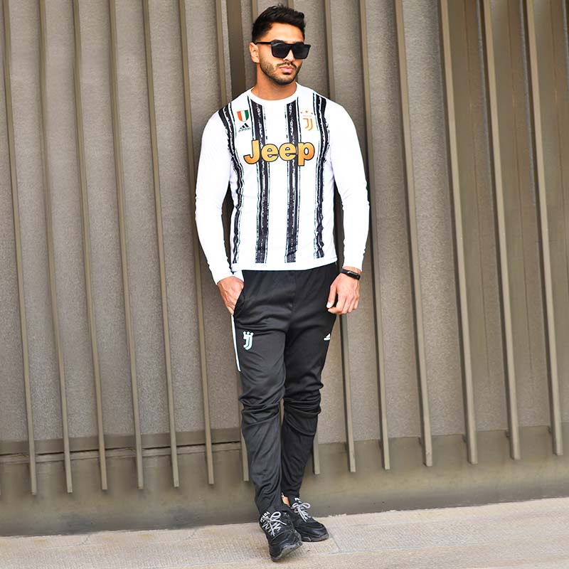 ست ورزشي تيشرت شلوار يوونتوس مردانه مدل Rabin