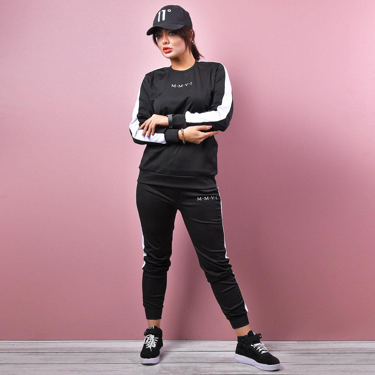 ست تيشرت شلوار ورزشي دخترانه مدل Elnaz