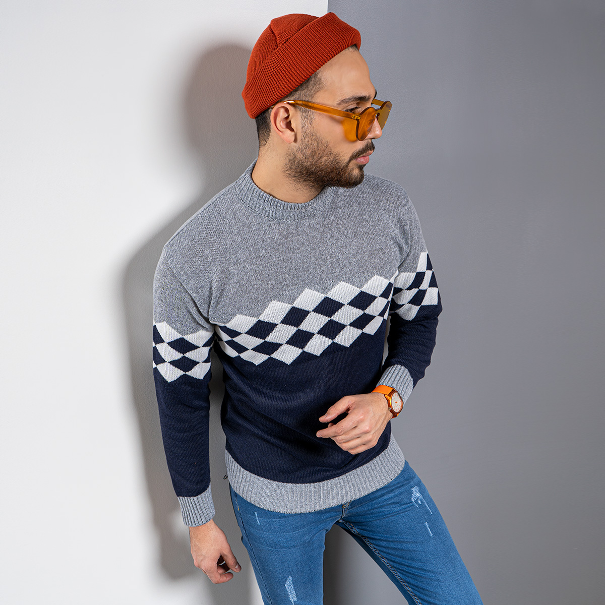 پلیوربافت مردانه مدلArshim