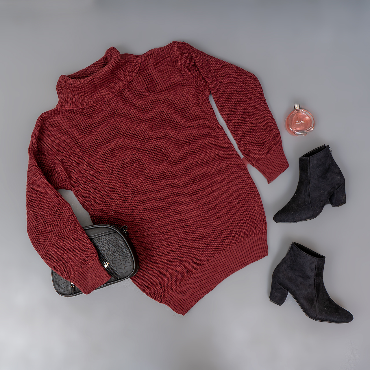 بافت دخترانه زرشکی مدل elsa