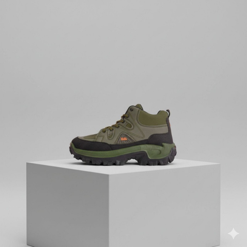 کفش ساقدار مردانه سبز مدل JAX