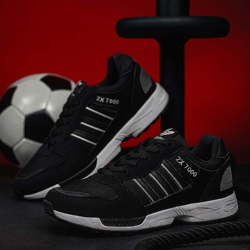 کفش ورزشی مردانه مشکی سفید مدل ZX7000