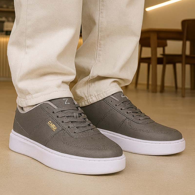 کفش تخت Zara مردانه طوسی مدل Kiyan