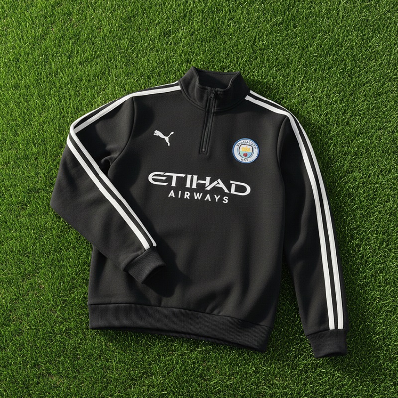 دورس نیم زیپ منچستر سیتی-مشکی